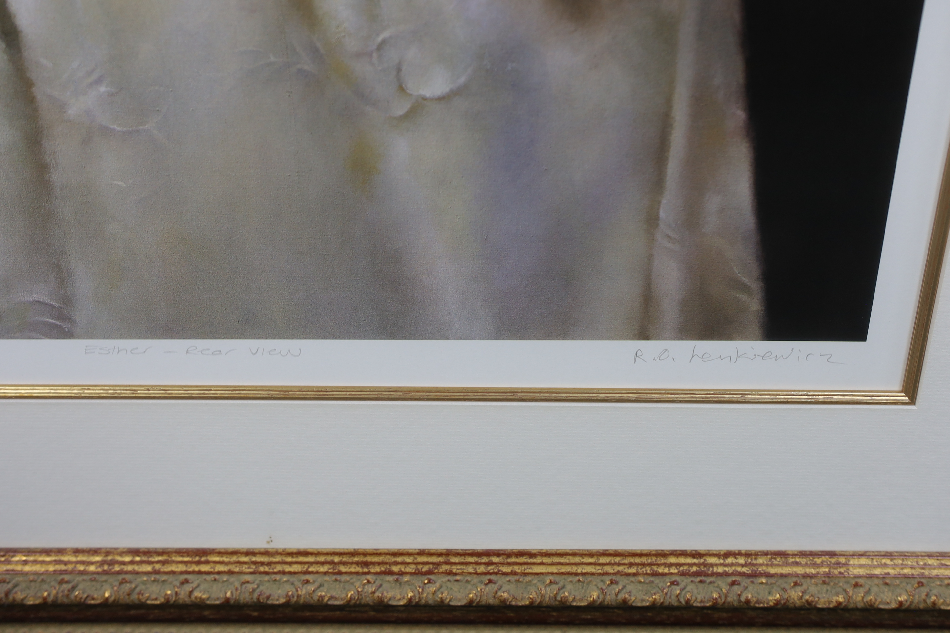Robert Lenkiewicz (1941-2002), offset lithograph, 'Esther - rear view', signed in pencil and titled, 134/250, 40 x 52cm. Condition - good
